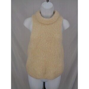 H&M Edition Wool Mohair Blend Mock Neck Sweater Vest Size XS New
